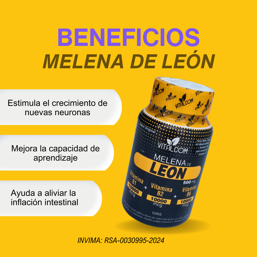 MELENA DE LEON EN CÁPSULAS